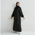 Muslim Dresses Women Maxi Dresses Mujer Vestidoes Female Loose Dresses Full Sleeve Printed Floral Casual Robe Long Dress.