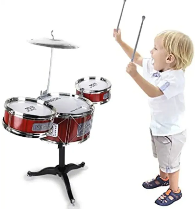 Children Kids Jazz Drum Set Kit Musical Education... v