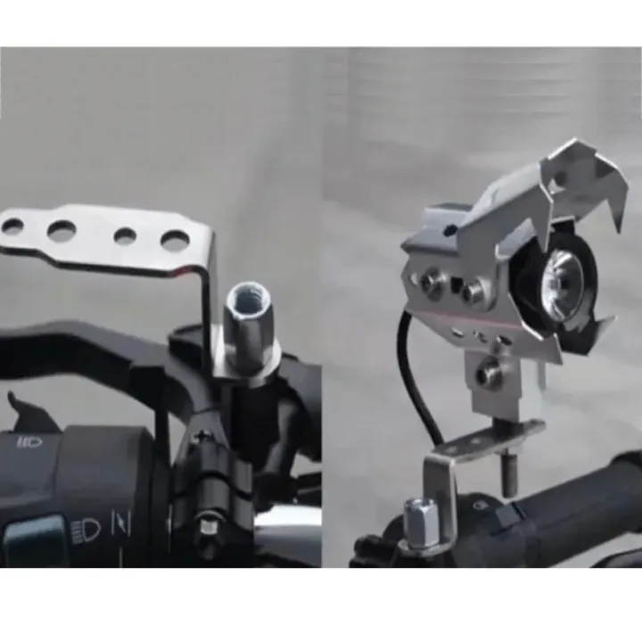 EAFC%201PC%20Multifunctional%20Extension%20Bracket%20LED%20Headlight%20Can%20Serve%20Spotlight%20Headlight%20Rearview%20Mirror%20for%20Motorcycles%20Dirt%20Bike%20-%20Image%205