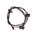 35/45/65cm Mini 4 Pin to One/Two/Three SATA Power Supply Cable For Main Board Interface SATA SSD HDD Cable Power Supply Cable.