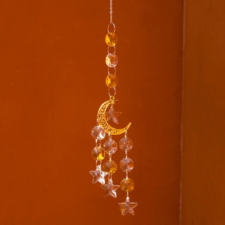 1%20Pc%20Artificial%20Crystal%20Charm,%20Alloy%20Moon%20and%20Star%20Pendant%20for%20Indoor%20Home,%20Wedding%20Party%20Decoration,%20Outdoor%20Garden%20Suncatcher%20-%20Image%204