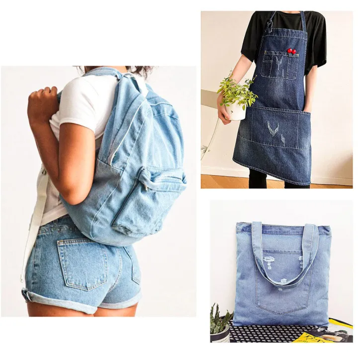 Washed%20Denim%20Fabric%20Cotton%20Blue%20Solid%20Color%20Thin%20Light%20DIY%20Handmade%20Dolls%20Clothing%20Jeans%20Skirt%20Jacket%20Bag%20Needlework%20Material%20-%20Image%203