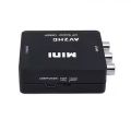 1080p HD RCA to HDMI Converter – AV to HDMI Adapter with Plug-and-Play, Full HD Video/Audio & Universal Compatibility. 