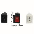 10 PCS/Lot 2 Pin 12V Car Boat Round Dot Light ON/OFF Rocker Toggle Switch Tool Black.