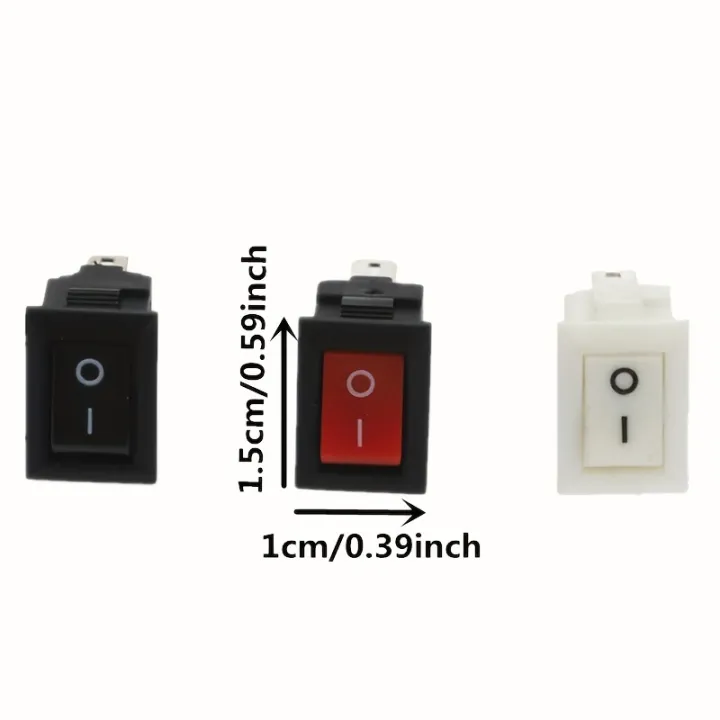 10%20PCS/Lot%202%20Pin%2012V%20Car%20Boat%20Round%20Dot%20Light%20ON/OFF%20Rocker%20Toggle%20Switch%20Tool%20Black%20-%20Image%203