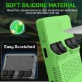 Soft Silicone Rubber Skin Cover for R36S Retro Handheld Game Console, Back Protective Case for R36S Protector Accessories. 
