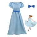 Princess Wendy Full Set Dress Pan Peter for Women Girl Halloween Party Cosplay Costume Summer Autumn Daily Uniform. 