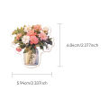 50pcs Cute Cartoon Flower Stickers Set Aesthetic DIY Decals for Luggage Guitar Notebook Cartoon Bottle Design Graffiti Decoratio. 