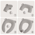 Folding Baby Potty Training Seat Mat + Storage Bag Portable Travel Toilet Seat Cushion for Kids Children's Potty Mat.