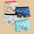 4pcs/Lot Boys Boxer Briefs Kids Cotton Underwear Baby Boy Underpants Teenager Cartoon Print Soft Children Panties 2-15Y 2024 New. 