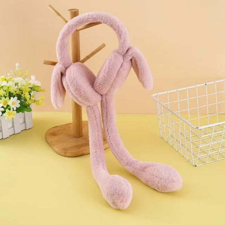 Funny%20Rabbit%20Ear%20Muffs%20Soft%20Moving%20Jumping%20Ears%20Winter%20Warm%20Earmuffs%20Ear%20Warmer%20for%20Women%20Girls%20-%20Image%207