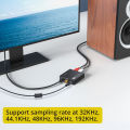PROZOR DAC Digital to Analog Converter Optical Coaxial Fiber SPDIF to RCA 3.5mm Jack Audio Adapter With Optical Cable Adapter. 