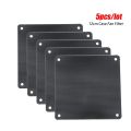 5PCS 80mm 90mm 120mm 140mm Cuttable Black PVC PC Fan Dust Filter Dustproof Case Computer Mesh Cooling Ultra Fine Dustproof Cover. 