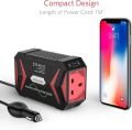 BESTEK 300W Pure Sine Wave Power Inverter DC 12V to AC 230V 240V with 4.8A Dual Smart USB Ports Car Adapter. 