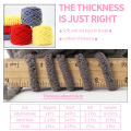 QJH Chunky Blanket Knitting Yarn, Luxury Thick Polyester Jumbo Weaving Crochet Craft Yarns for Throw Blanket Pillows 100g/1Ball. 