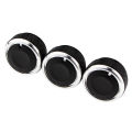 AC Heat Control Switch Knobs for Kia Rio  3pcs/set Air Conditioning Switch Knob Aluminum Alloy Auto Car Accessories. 