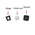 Laptop Dell Hp Lenovo Toshiba Asus Acer Key Cap Hinges Rubber Replacement Keys. 