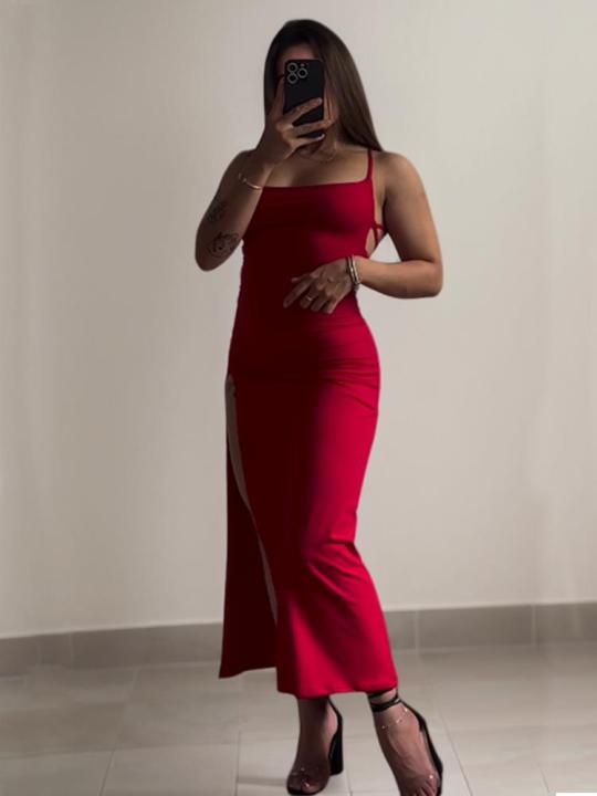 2024%20explosive%20new%20dress%20summer%20high%20sensibility%20halter%20strap%20Spice%20Girl%20bag%20hip%20dress%20-%20Image%205