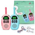 3 Miles Range 22 Channels 2 Way Radio Voice Activation Kids Walkie Talkie. 