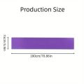 1 Pc TPE Yoga Tension Sheet Elastic Band Fitness Exercise Resistance Band for Home Gym Fitness Training Elastic and Durable.