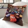 1PC Cartoon Cars Movie Lightning Mc Queen Pillow Case Square  Bedroom Sofa Leisure Comfort Cushion Car Home Decoration. 
