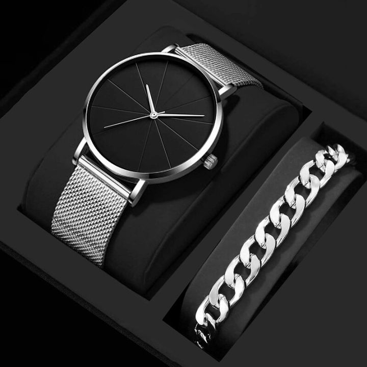 Mens Fashion Business Quartz Wristwatch Fashion Calendar Men Watch
