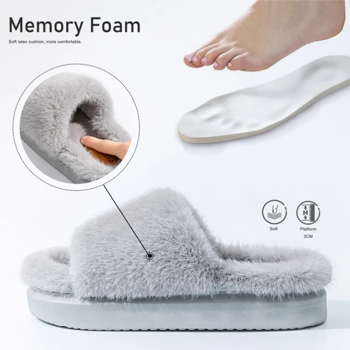 Pmoiste%20Furry%20House%20Slippers%20Women%20Comfortable%20Soft%20Warm%20EVA%20Platform%20Memory%20Foam%20Bedroom%20Shoes%20Slip%20On%20Winter%20Girls%20Indoor%20-%20Image%202