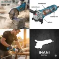 INANI 1100Watt Angle Grinder 4inch (100mm). 