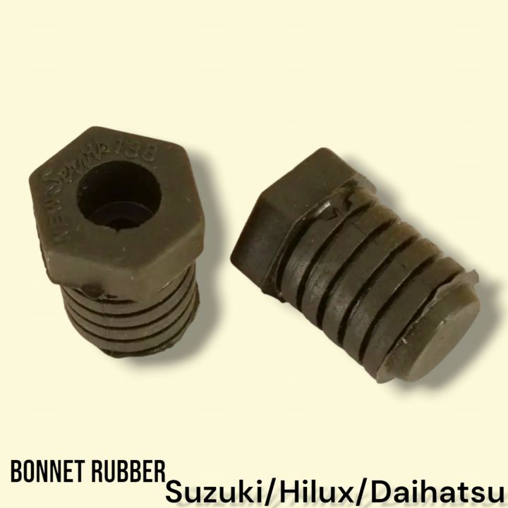 Bonnet rubber (2) for Mehran . Khyber . Daihatsu . Hilux (2) pieces