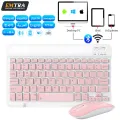 EMTRA Wireless Keyboard Bluetooth Keyboard and Mouse For iPad Air 5 Pro 12.9 Tecaldo Bluetooth For Xiaomi Samsung iPad Keyboard. 
