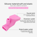 Highly Elastic Silicone Faucet Extender Bathroom Sink Fixture Children's Hand Washing Accessories Water Tap Nozzle Kitchen Home. 