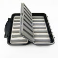Waterproof Fly Fishing Box Black Tackle Lure Bait Fish hook Box ABS Plastic Fishing Accessory Tool Storage Box For fishing goods. 