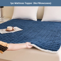 Milk Velvet Mattress Pad Soft Breathable Bedding Protector Queen Size Comfortable Quilted Top Mattress Cover. 