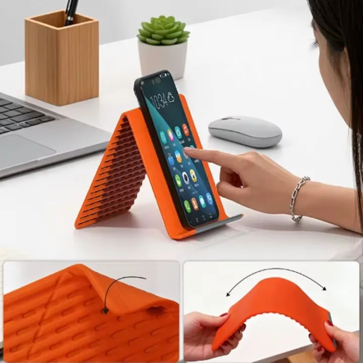 Portable%20Silicone%20Mobile%20Phone%20Holder%20Lazy%20Bracket%20Bendable%20Freely%20into%20Any%20Shape%20Multi-Angle%20Adjustable%20Tablet%20Desktop%20Stand%20-%20Image%203