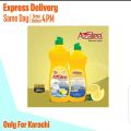 Azalea Dishwash Liquid Bottle - Lemon - 300ml. 