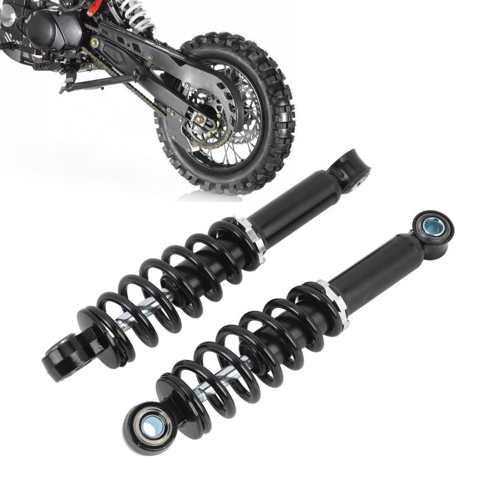 2pcs 220mm Motorcycle Rear Shock Absorber Suspension Damper for Electric Cycling Mini ATV Scooter Dirt Bike