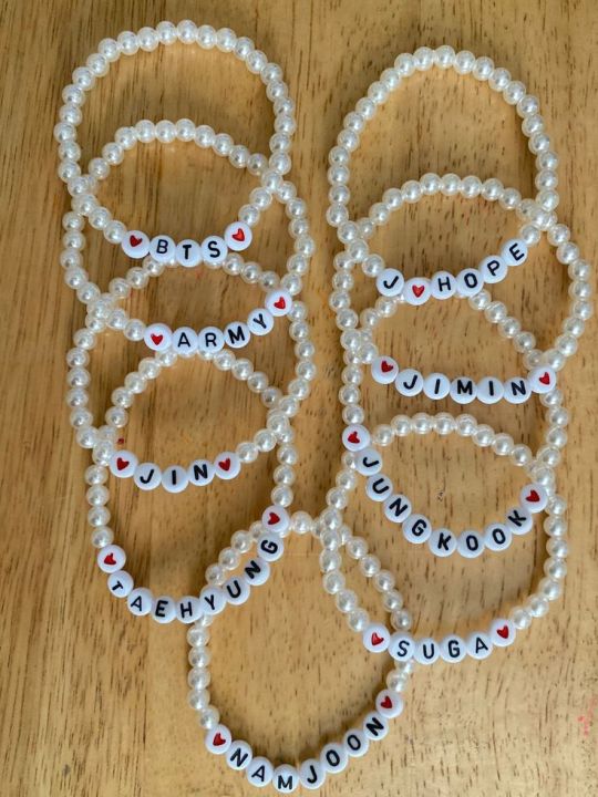 BTS bracelets handmade beads bracelet 1 piece