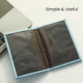 Travel Passport Cover Protective Case Simple Couple Passport Holder PU Airplane Map Travel Passport Cover Document Bag. 