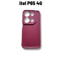 Itel P65 4G Back Cover Soft Puffer Down Jacket Bubble Camera Protection Itel P65 4G Phone Case. 