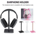 Aluminium Alloy Headset Support Stand Anti-Skid Base Space Saving Desktop Organizer Earphone Mount Hanger Headphone Bracket.