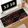 Fun Code Design Waterproof Mouse Pad office Pad Desk accessories Keyboard Mouse Pad Computer Laptop Pad Game Console Pad. 