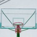 Fiber Glass Basketball Backboard Frame With Rings. 