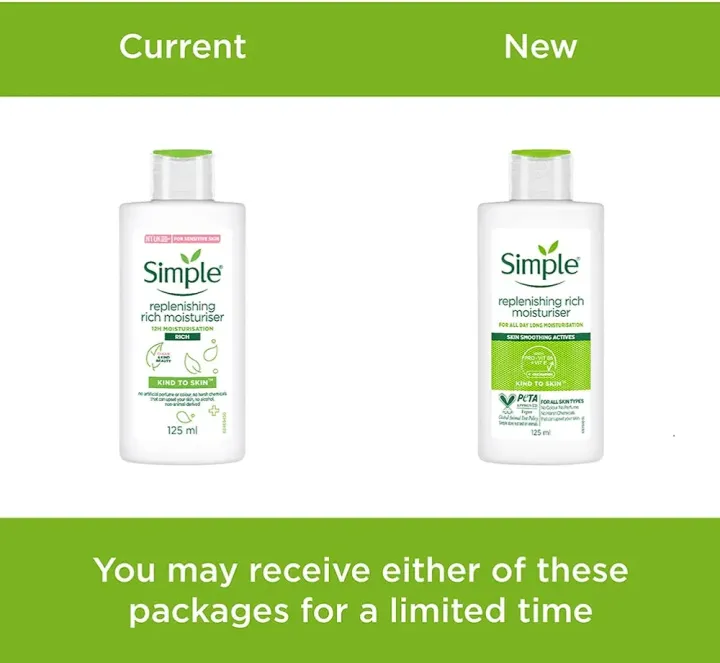 Simple Kind to Skin Replenishing Rich Moisturizer 125ml