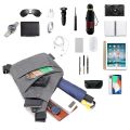 DIENQI Anti-theft Men Chest Bag Waterproof Chest Pack Travel  Personal Pocket  Male Sling Bag Chest Cross body Bag Pauch. 