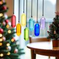 7pcs Crystal Suncatcher Prisms 3'' Indoor Window Hanging Ornament Rainbow Glass Prism Sun Catcher Decor for Home Garden Healing. 