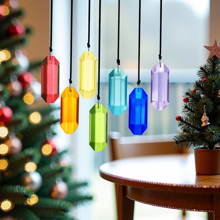 7pcs%20Crystal%20Suncatcher%20Prisms%203''%20Indoor%20Window%20Hanging%20Ornament%20Rainbow%20Glass%20Prism%20Sun%20Catcher%20Decor%20for%20Home%20Garden%20Healing%20-%20Image%203