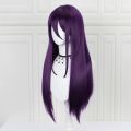 Anime Game Doki Doki Literature Club Yuri Monika Natsuki Sayori DDLC Long Straight Wig Party Synthetic Cosplay Wigs for Women.