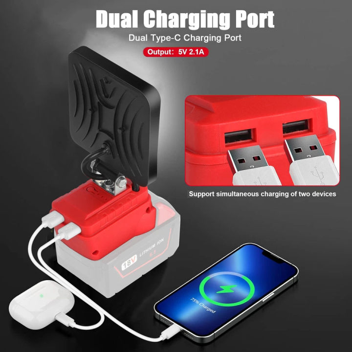 4IN%20Portable%20Cordless%20LED%20Work%20Light%20For%20Milwaukee%2018V%20Li-ion%20Battery%20Lantern%20Outdoor%20Flashlight%20Camping%20Lamp%20Emergency%20Lighting%20-%20Image%203