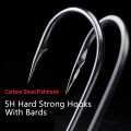 10pcs/box high-quality fishing hooks with auxiliary hook, jig head and soft worm fishing hooks for various weights of freshwate.