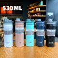 530ML Tyeso Thermal Water Bottle Stainless Steel Coffee Thermal Mug Vacuum Flask Insulated Sport Travel Thermos Cup Kettle. 